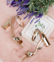 Sandałki damskie Style Shoes 6906 Złote