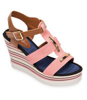 Sandały damskie Foreverfolie YQ05 Różowe