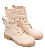 Botki damskie N/M HQ252 Beżowe