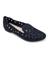 Balerinki damskie Skotnicki P-3-0568A Granatowe