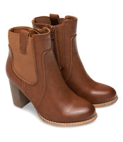 Botki damskie Super Mode 3654 Brązowe