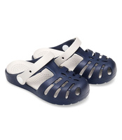 Klapki dziecięce Realpaks SLD-08 Granatowo-Szare