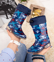 Kalosze dziecięce Lano FMTT-08 Blue/Red