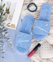 Kapcie damskie NaturalStyle NS-041 Błękitne