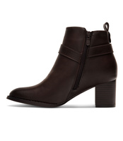 Botki damskie Skotnicki B-3-1357 Ciemnobrązowe