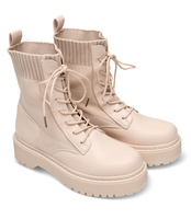 Botki damskie Sixth Sens JW89 Beżowe