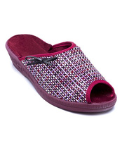 Kapcie damskie Befado 581 Bordowe