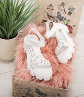 Sandałki damskie Shoesita K-8055 Białe