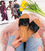 Klapki damskie Abloom SY787 Czarne