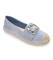 Espadryle damskie Bestelle Y931-9 Niebieskie