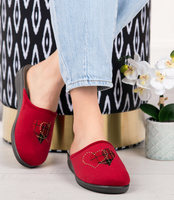 Kapcie damskie Inblu CF-35 Bordowe