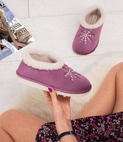 Kapcie damskie Natural Style NS-083 Różowe