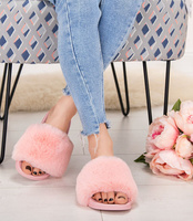 Klapki damskie Queen Vivi 218-177 Różowe