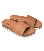 Klapki damskie Pinkai W005 Brązowe