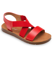 Sandałki damskie Super Mode 1458 Czerwone