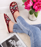 Kapcie damskie NaturalStyle NS-049 Czerwone