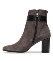 Botki damskie Laura Messi 1823 Szare