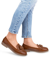 Mokasyny damskie Sixth Sens RC-51 Brązowe