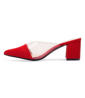 Klapki damskie Laura Mode QL-100 Czerwone