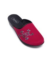 Kapcie damskie Befado 552D004 Bordowe
