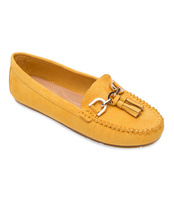 Mokasyny damskie Danic L7195 Żółte