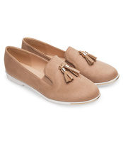Balerinki damskie Miss Laura W-132 Khaki