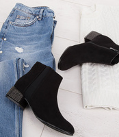 Botki damskie Sixth Sens JW20 Czarne