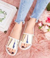 Klapki damskie Queen Vivi 218-255 Białe