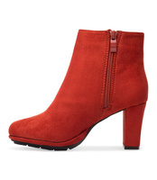 Botki damskie Abloom F156-2 Czerwone