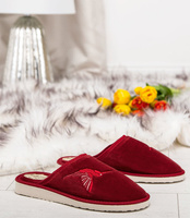 Kapcie damskie Natural Style NS-038 Czerwone