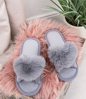 Kapcie damskie Lano K-3/G12 Szare