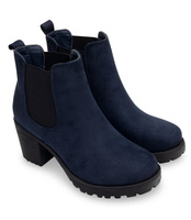 Botki damskie Sixth Sens C166-2 Granatowe