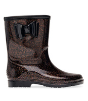 Kalosze dziecięce Lano FMTT-02 Czarno-Złote