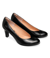 Czółenka damskie Krystad WZ20 Emma Czarne