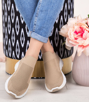 Buty sportowe damskie Skotnicki T-3-0593 Beżowe