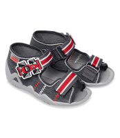 Sandałki dziecięce Befado 250P087 Szare