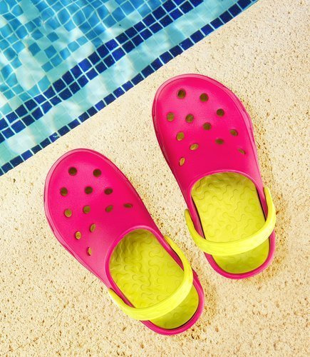 Klapki dziecięce Realpaks F-401 Różowo-Zielone