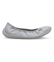 Balerinki dziecięce Befado 980Y102 Srebrne