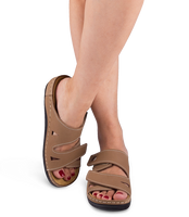 Klapki damskie Inblu LF-07 Piaskowe