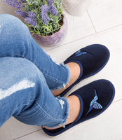 Kapcie damskie Natural Style NS-038 Granatowe