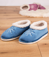 Kapcie damskie Natural Style NS-083 Niebieskie