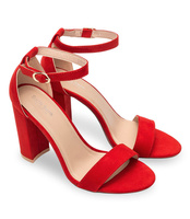 Sandałki damskie Sixth Sens S112 Czerwone