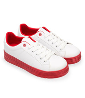 Buty sportowe damskie Abloom W-68 Biało-Czerwone