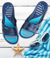 Klapki damskie basenowe Lano KL-3-3060-9 Niebieskie