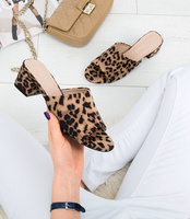 Klapki damskie Laura Mode QL-89 Panterka