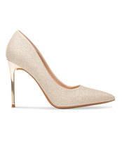 Czółenka damskie Laura Mode QL-131 Złote