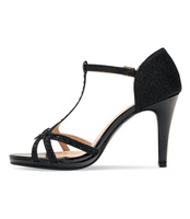 Sandałki damskie Laura Mode CQ01 Czarne