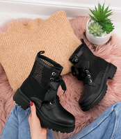 Botki damskie Lady Glory F6008 Czarne