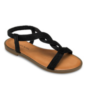 Sandałki damskie Laura Mode F-11 Czarne