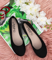 Balerinki damskie Skotnicki P-3-0569 Czarne